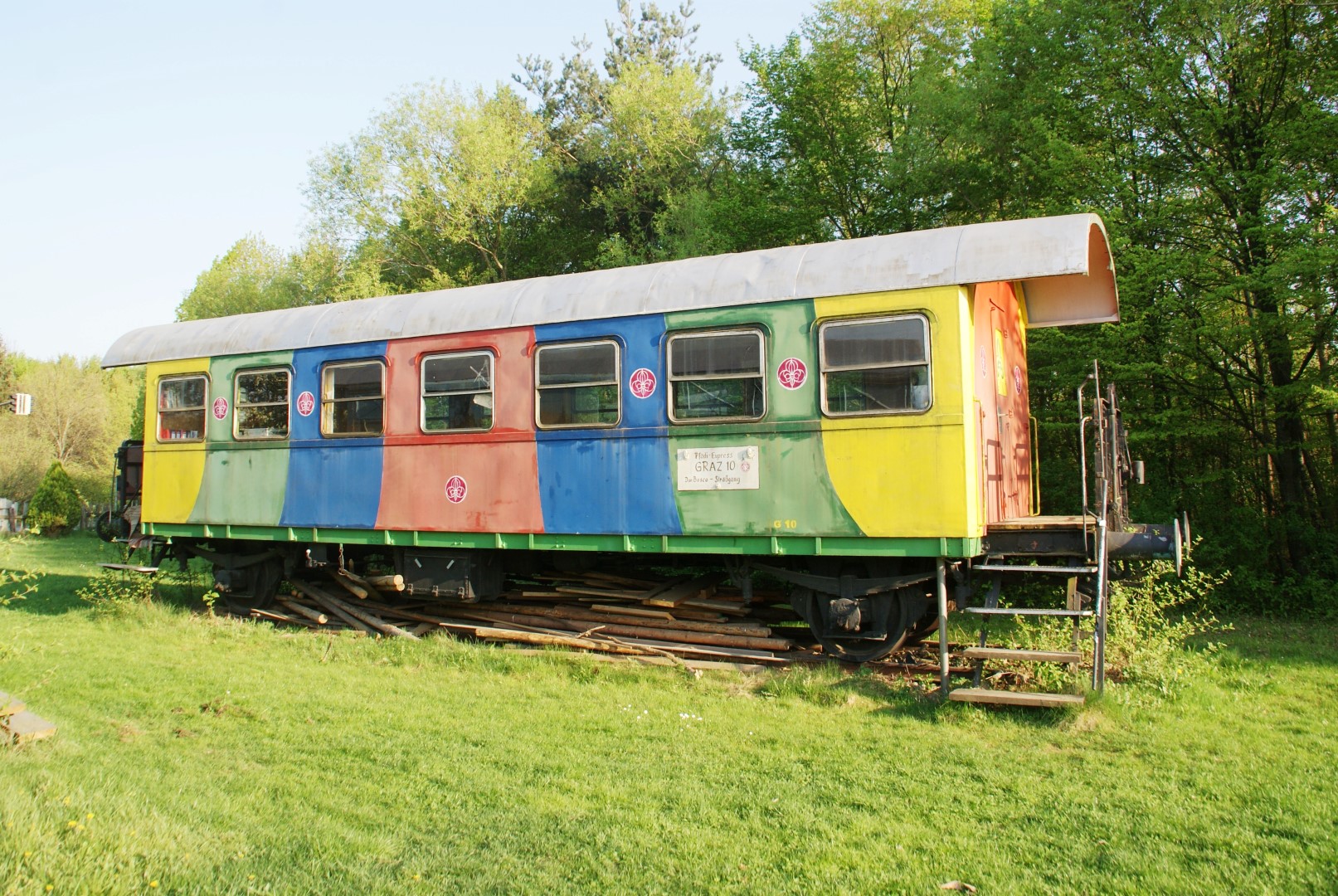 Personenwaggon als Aufenthalsraum